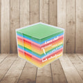 Memoblok,Notitieblok,Memo pad, Stickie notes , Lijmblok, Post-it , Kleurrijke memoblok, Memo papier,  Bureauaccessoires ,Memo's met lijmband