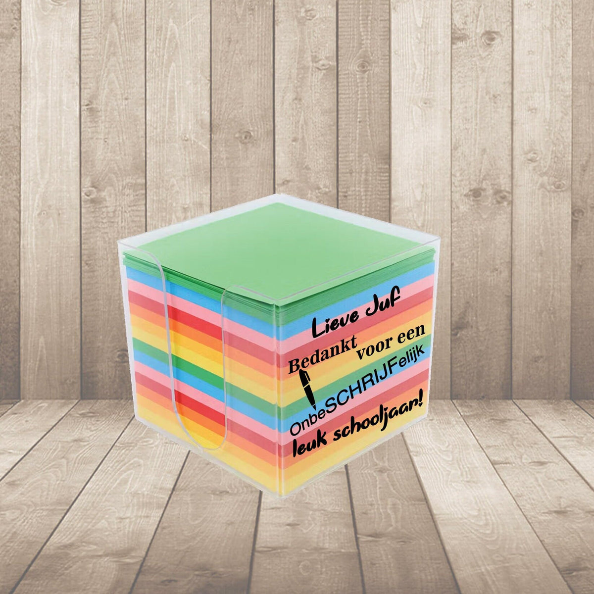 Memoblok,Notitieblok,Memo pad, Stickie notes , Lijmblok, Post-it , Kleurrijke memoblok, Memo papier,  Bureauaccessoires ,Memo's met lijmband