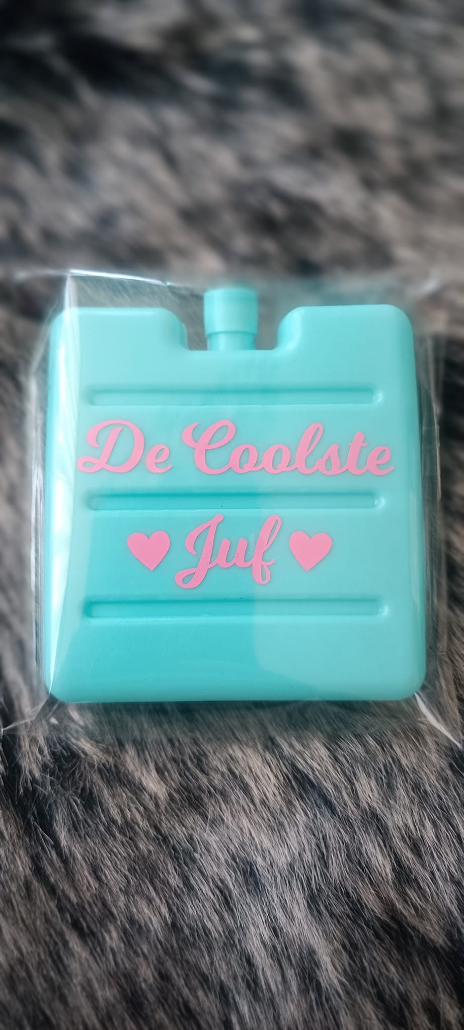 Gepersonaliseerdeq koelelementen, coolste meester ,coolste juf, Custom koelelementen,Persoonlijke koelverpakkingen