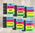 Kleurrijke Markeerstiften voor Juf en Meester , juf kado,meester kado.