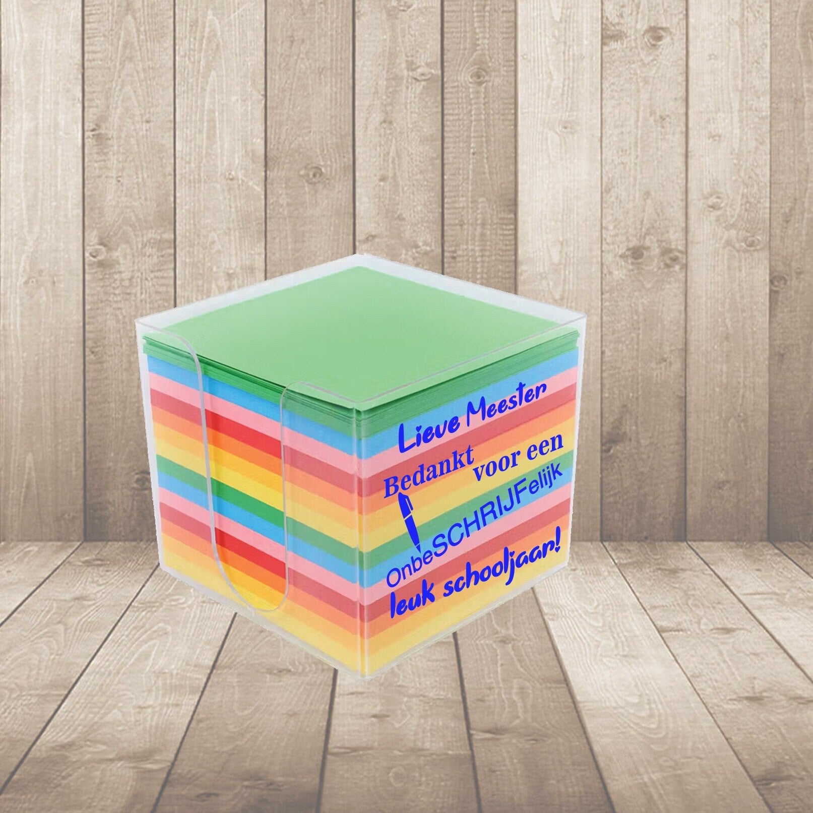 Memoblok,Notitieblok,Memo pad, Stickie notes , Lijmblok, Post-it , Kleurrijke memoblok, Memo papier,  Bureauaccessoires ,Memo's met lijmband