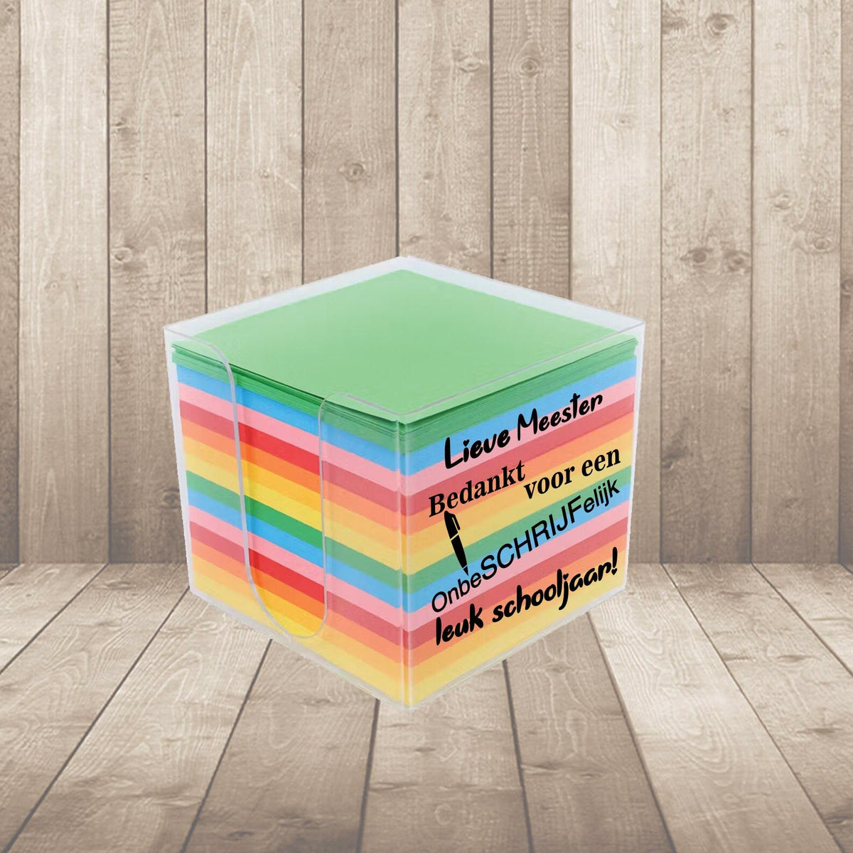 Memoblok,Notitieblok,Memo pad, Stickie notes , Lijmblok, Post-it , Kleurrijke memoblok, Memo papier,  Bureauaccessoires ,Memo's met lijmband