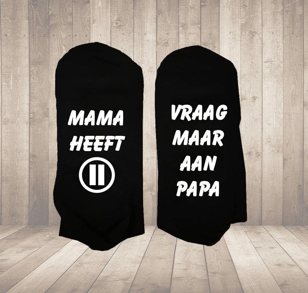 Gepersonaliseerde Sokken met Tekst – Grappig Cadeau voor Vrouwen