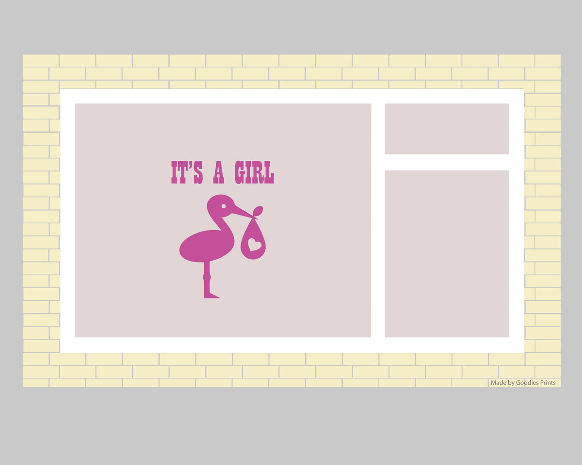 Geboorte Raam Sticker met naam | Gepersonaliseerde Vinyl Sticker