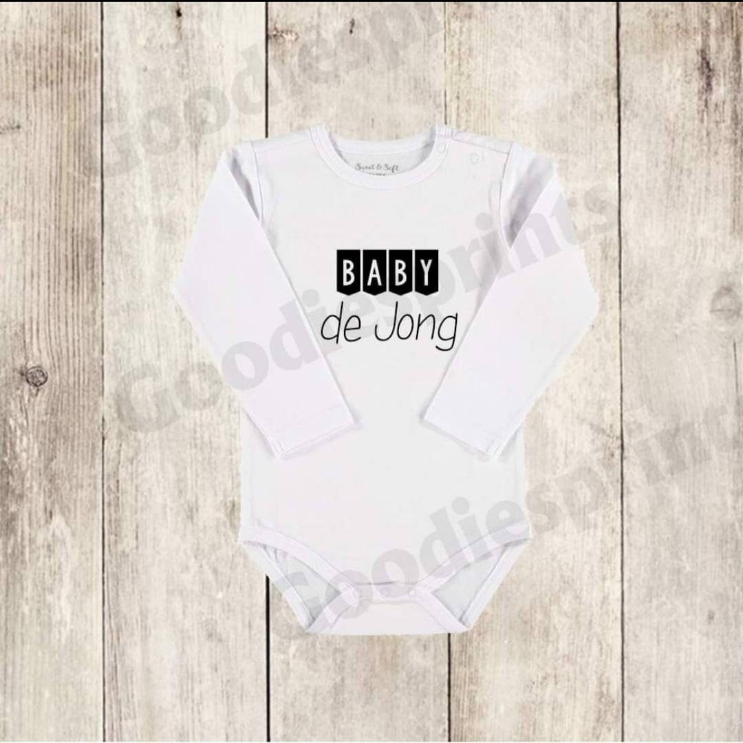 Gepersonaliseerde Babyromper met Naam | Uniek Kraamcadeau