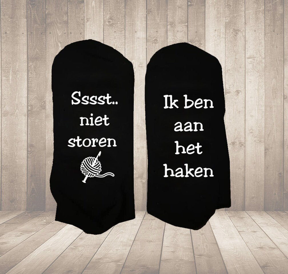 Gepersonaliseerde Sokken met Tekst – Grappig Cadeau voor Vrouwen