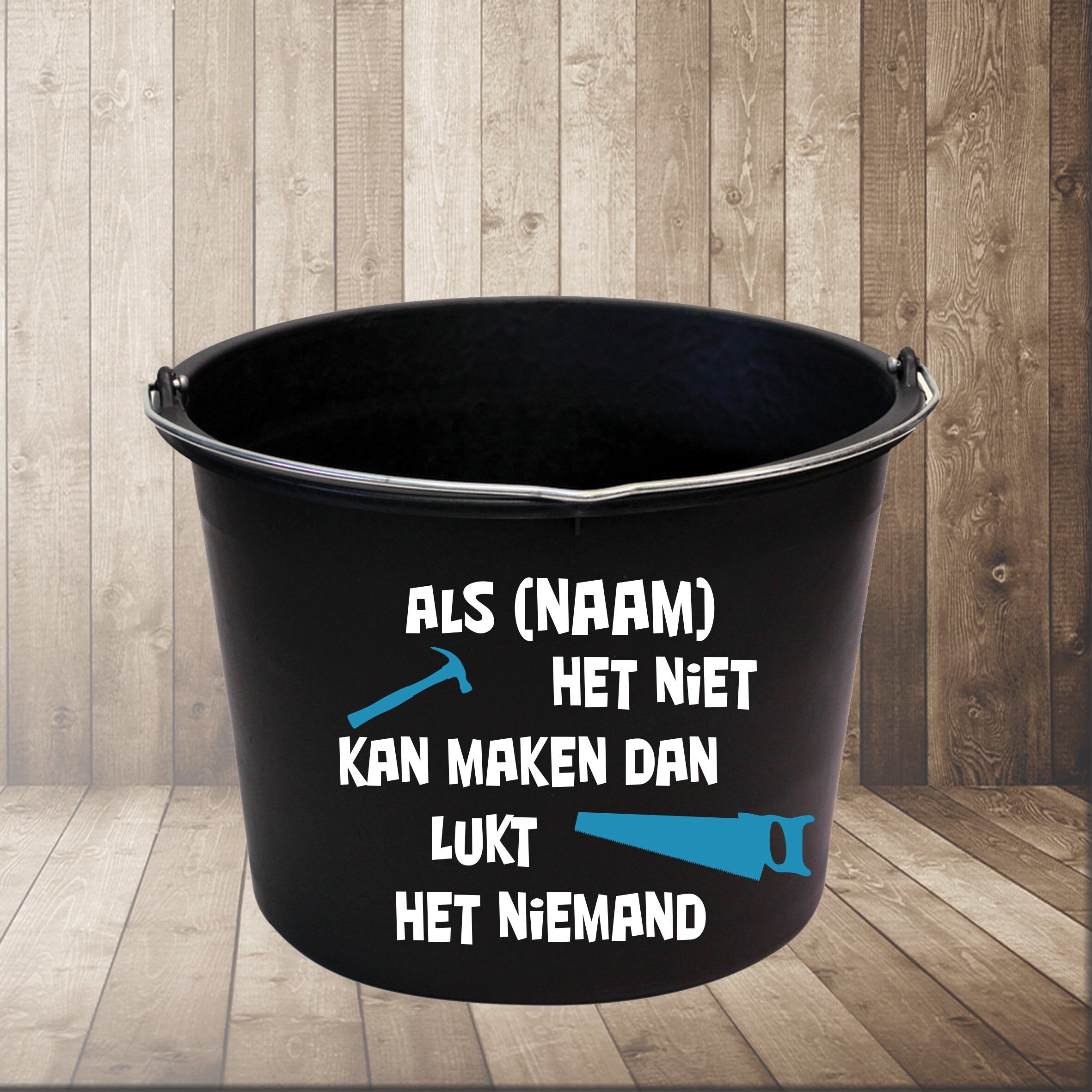Unieke Gepersonaliseerde Emmer - Het Perfecte Cadeau voor Elke Gelegenheid! Verjaardag ,Feestemmer, Lol, Bieremmer,12 liter