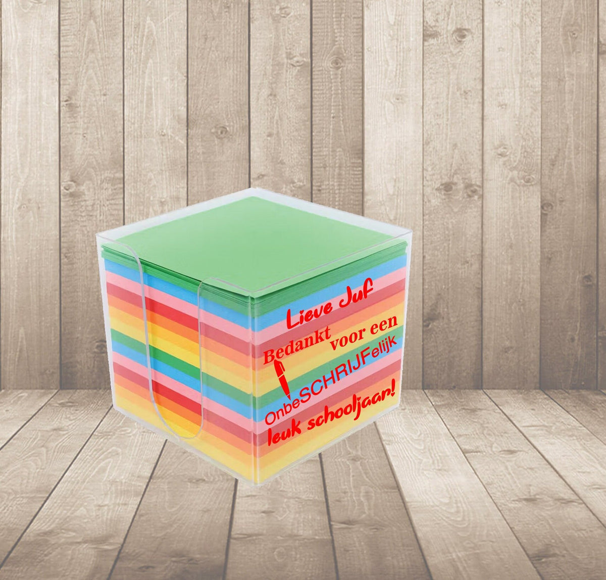 Memoblok,Notitieblok,Memo pad, Stickie notes , Lijmblok, Post-it , Kleurrijke memoblok, Memo papier,  Bureauaccessoires ,Memo's met lijmband