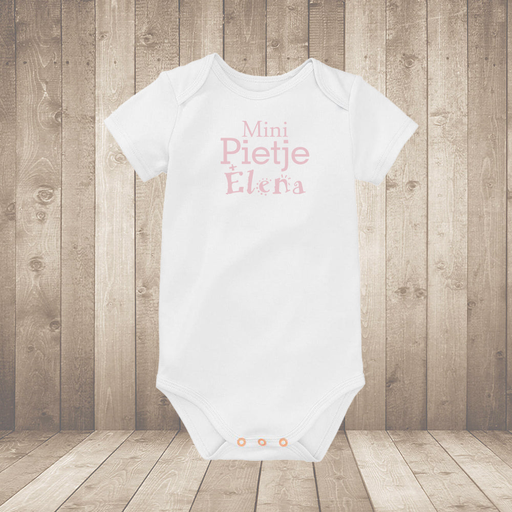 Rompertje Sinterklaas & Piet – Gepersonaliseerd Babyromper