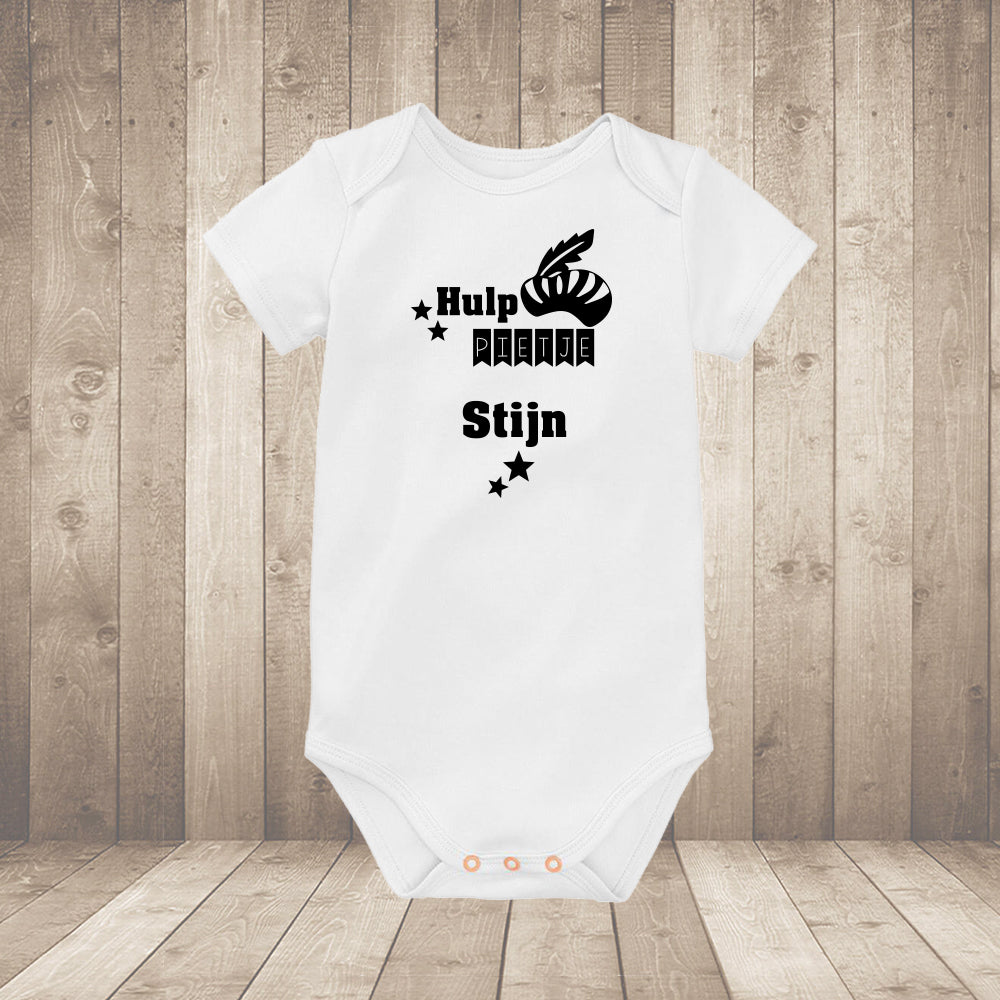 Rompertje Sinterklaas & Piet – Gepersonaliseerd Babyromper